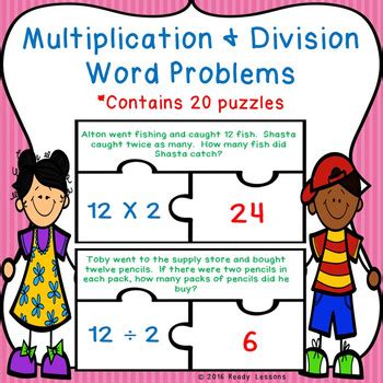 Multiplying using groups 2 × 3 means 2 groups of 3 3 × 2 means 3 groups of 2 example: 3rd Grade Multiplication and Division Word Problems One Step Game Puzzles 3.OA.3