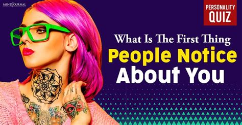 What Is The First Thing People Notice About You Image Personality Quiz