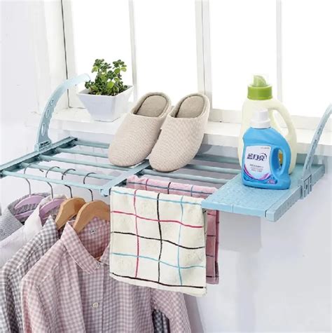 Folding Drying Rack Outdoor Portable Clothes Hanger Balcony Laundry