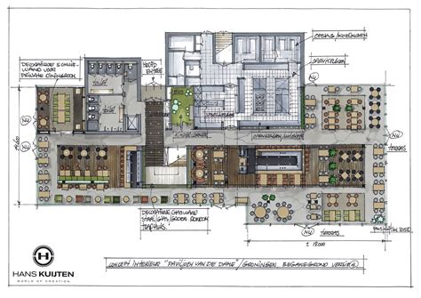 Hans Kuijten Projecten Restaurant Floor Plan Restaurant Layout