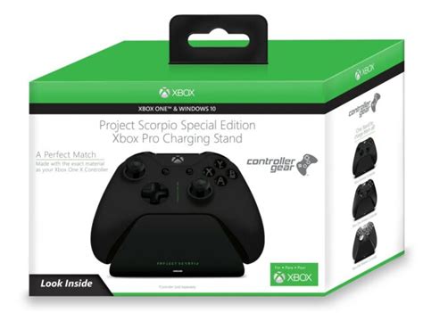 Controller Gear Project Scorpio Special Edition Xbox Pro Charging Stand