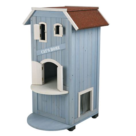 Trixie 3 Story Outdoor Cat House Cat Furniture And Towers Petsmart