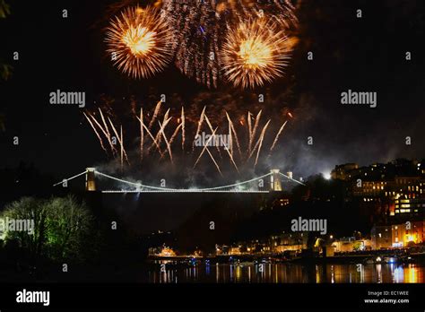 A Fireworks Display To Celebrate The 150th Anniversary Of The Clifton