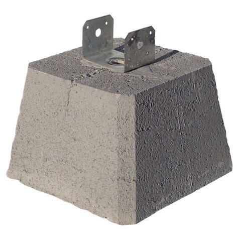 Will preformed concrete piers make a sufficient shed foundation in a