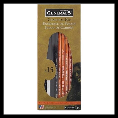 Jual Best Seller Generals Pencil Charcoal Kit 12 Pcs Di Lapak Tam