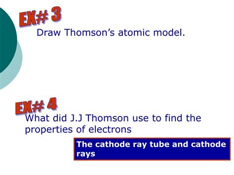 Ppt Thomson And Rutherfords Contributions To The Model Of The Atom