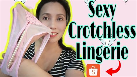 affordable sexy see through crotchless lingerie haul from shopee part 13 youtube