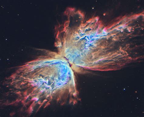 The Butterfly Nebula From Hubble The Bright Clusters And Nebulae Of