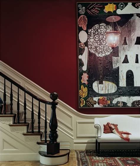 Twisted Handrail With Images Red Rooms Red Walls Design