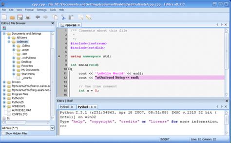 Editra A New Open Source Text Editor