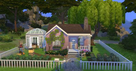 Decided To Make A Cute Little Gardeners Cottage For My Sim Im Super