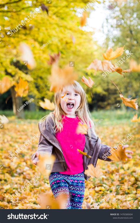 Pretty Young Girl Big Smile Throws Stock Photo 1476580604 Shutterstock