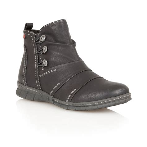 Lotos 2 ein neuer motor von subaru der 1 testlauf. Lotus Relife Mikkeli Black Ankle Boots - Boots from Lotus ...