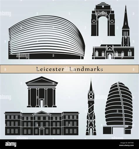 Leicester Landmarks And Monuments Stock Photo Alamy