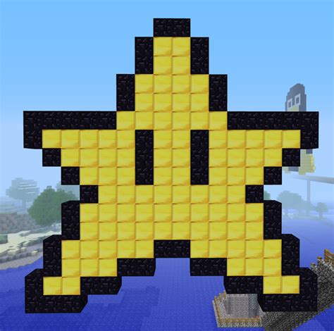 View 12 Minecraft Mario Star Pixel Art Quoteqassert