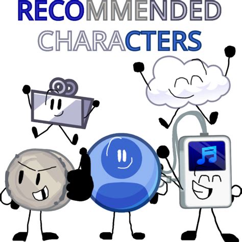Main Recommended Characters Bfdi Fanart By Spikydangerousflower On