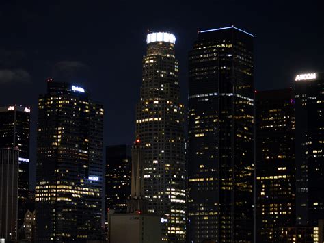 Downtown Los Angeles Ca Nightscape Daniel Orth Flickr