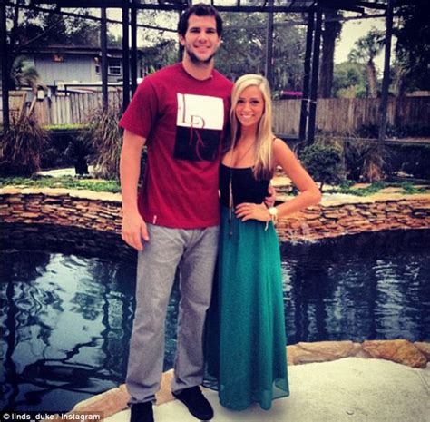 Nfl Prospect Blake Bortles Asked Questions About Girlfriend Lindsey Duke Daily Mail Online
