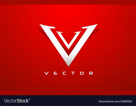 Letter V Logo V Letter Design Royalty Free Vector Image