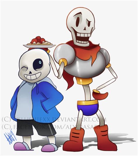 Wefalling How To Draw Sans And Papyrus