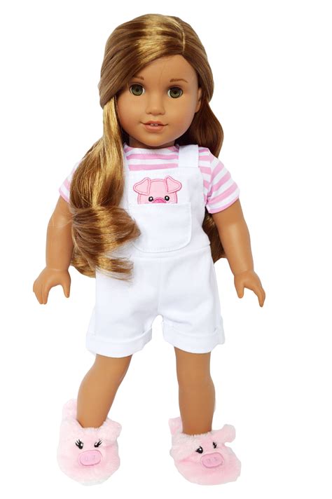 Mbd Little Piggy Overalls Fits American 18 Inch Girl Dolls And My Life