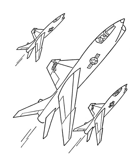 Choose your favorite coloring page and color it in bright colors. Jet coloring pages to download and print for free