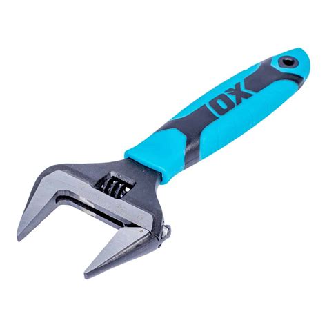 Ox Pro Series Adjustable Wrench Extra Wide Jaw Toner Dampproofing