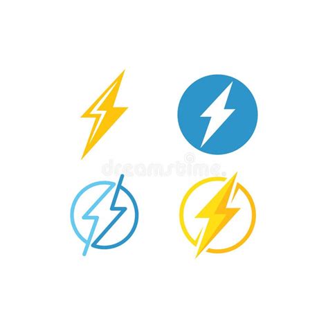 Lightning Logo Template Stock Vector Illustration Of Energy 191377096