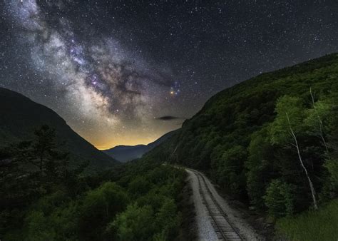 Milkyway Rising In The White Mountains Of Nh Smithsonian Photo