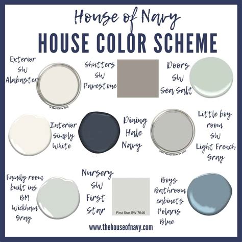 9 Stunning Coastal Paint Colors For Your Home House Of Navy
