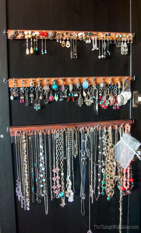 Maybe you would like to learn more about one of these? DIY Earring Holder for Studs (& Display Organizer) - Oh, The Things We'll Make!