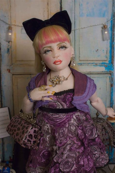 Pauline Pretty Bbw Plus Sized Ooak Lady Art Doll