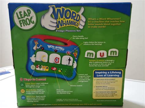 Leapfrog Word Whammer Fridge Phonics Set Hobbies And Toys Toys