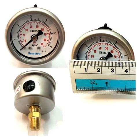 Promo 25 Barkg Pressure Gauge Ss Manometer Rws110b 15 Inch Drat 18