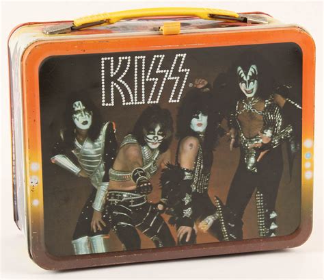 Ace Frehley Signed Kiss Original 1977 Thermos Lunchbox Jsa Coa Pristine Auction