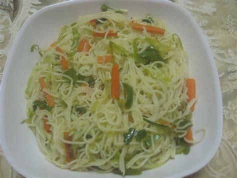 Angel hair pasta with olive oil, garlic and parmesan cheese. Angel Hair Pasta | Poornima's Blog