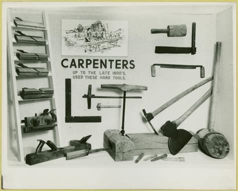 Carpenters Up To The Late 1800s Used These Hand Tools Nypl Digital