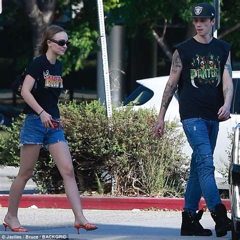 Lily Rose Depp And Boyfriend Ash Stymest Go Shopping In La Daily Mail