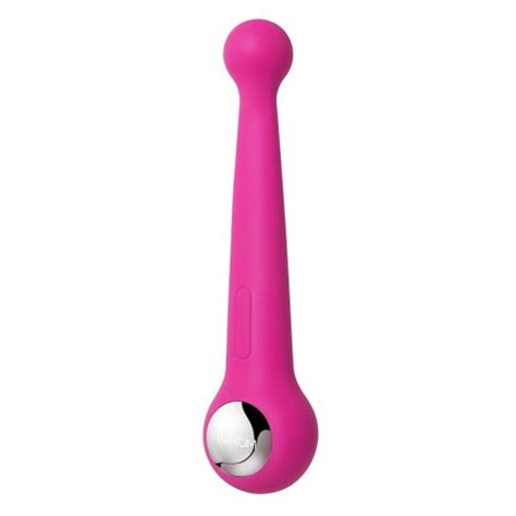 svakom bonnie double head flexible g spot and clitoris pleasure vibrator plum red sex toys at