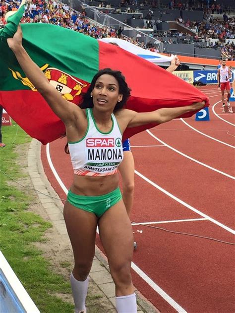 O objetivo era conseguir a melhor pontuação. Patrícia Mamona campeã da Europa do triplo salto