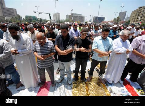 egyptians attend friday prayers at tahrir square in cairo egypt on july 1 2011 hundreds of