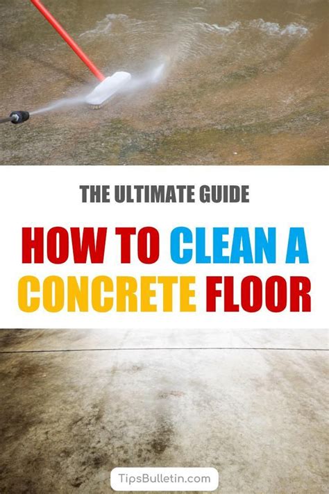 These can etch into the floors and damage the paint job. 10 Brilliant Ways to Clean a Concrete Floor | Cleaning ...