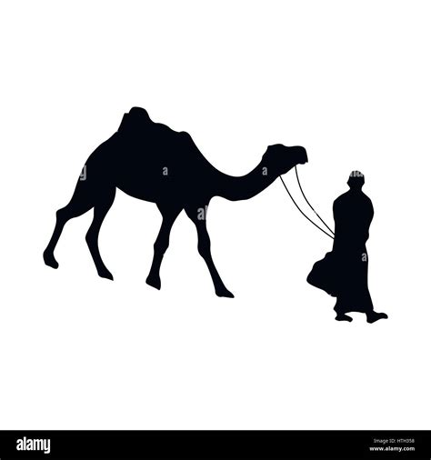 Camel Silhouette Black Stock Vector Image And Art Alamy