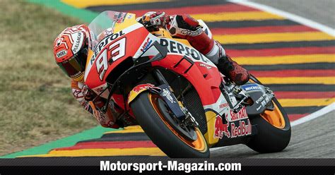Der adac hat als veranstalter verschiedene konzepte. MotoGP Sachsenring 2019: Marquez holt Bestzeit im Warm-Up