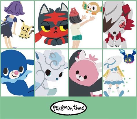 Brand New Pokémon Time Line Features Mimikyu Litten Rowlet Midnight