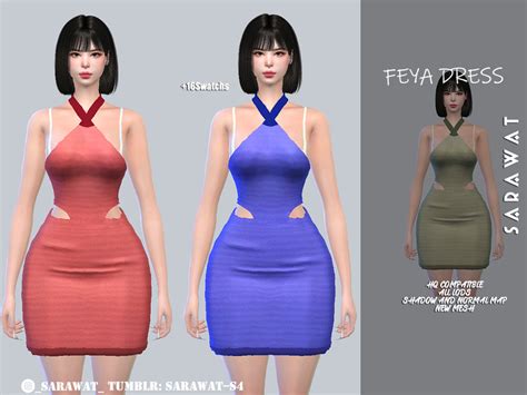 The Sims Resource Freya Dress