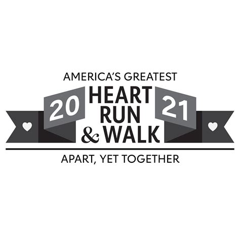 America S Greatest Heart Run Walk On Behance