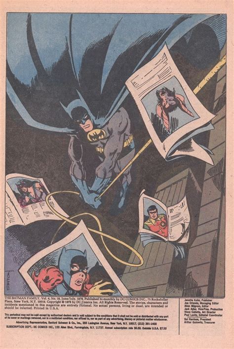 Just Look At This Unsung Batman Splash Page By Joe Staton 13th