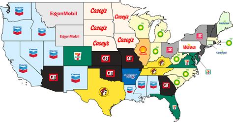 Most Popular Gas Station by State 2023