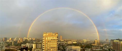 Amazing Double Rainbow Over Dallas Right Now Rdallas